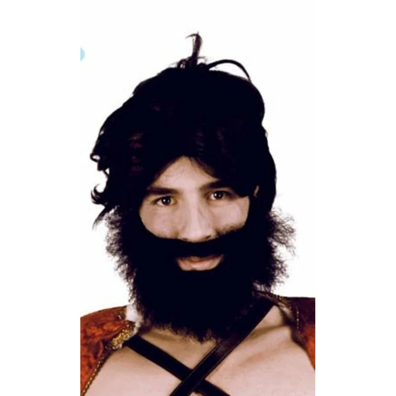 Kurzer schwarzer Bart