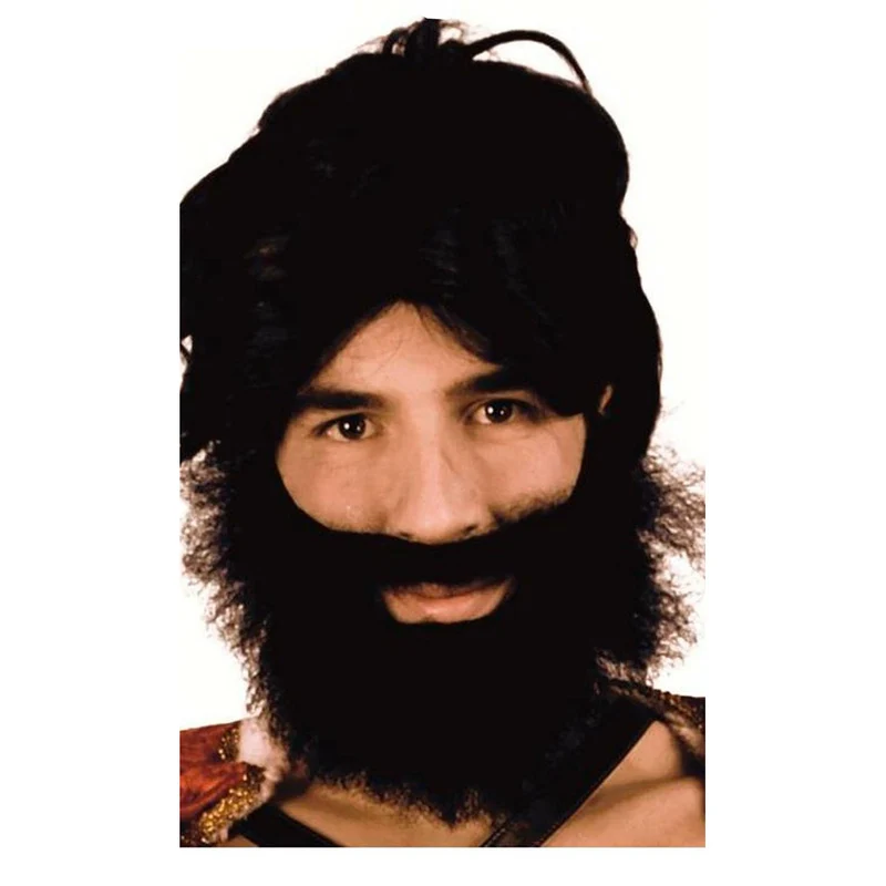 Kurzer schwarzer Bart
