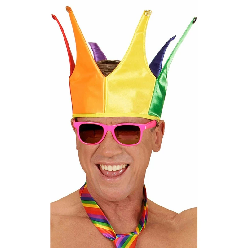 Mütze Krone Regenbogen