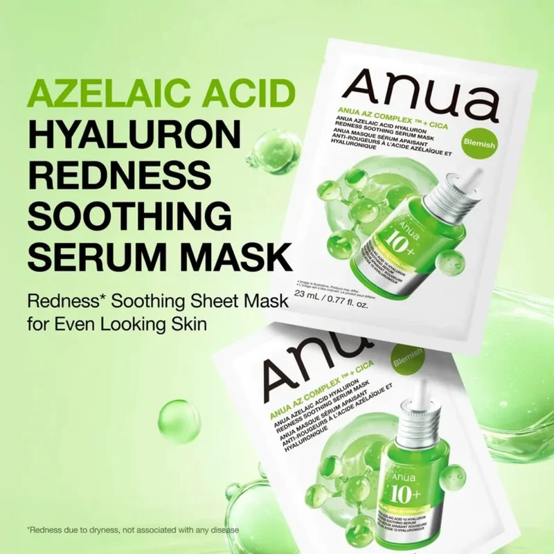 Azelaic Acid Hyaluron Redness Soothing Serum Mask