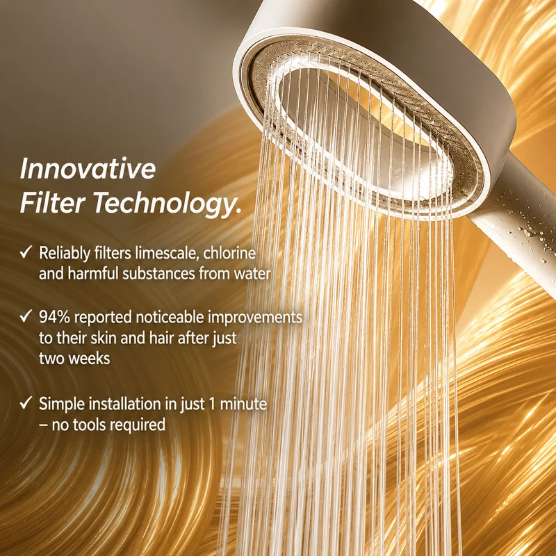 Doyoo™ Pure 3-in-1 Beauty Filtered Shower Head