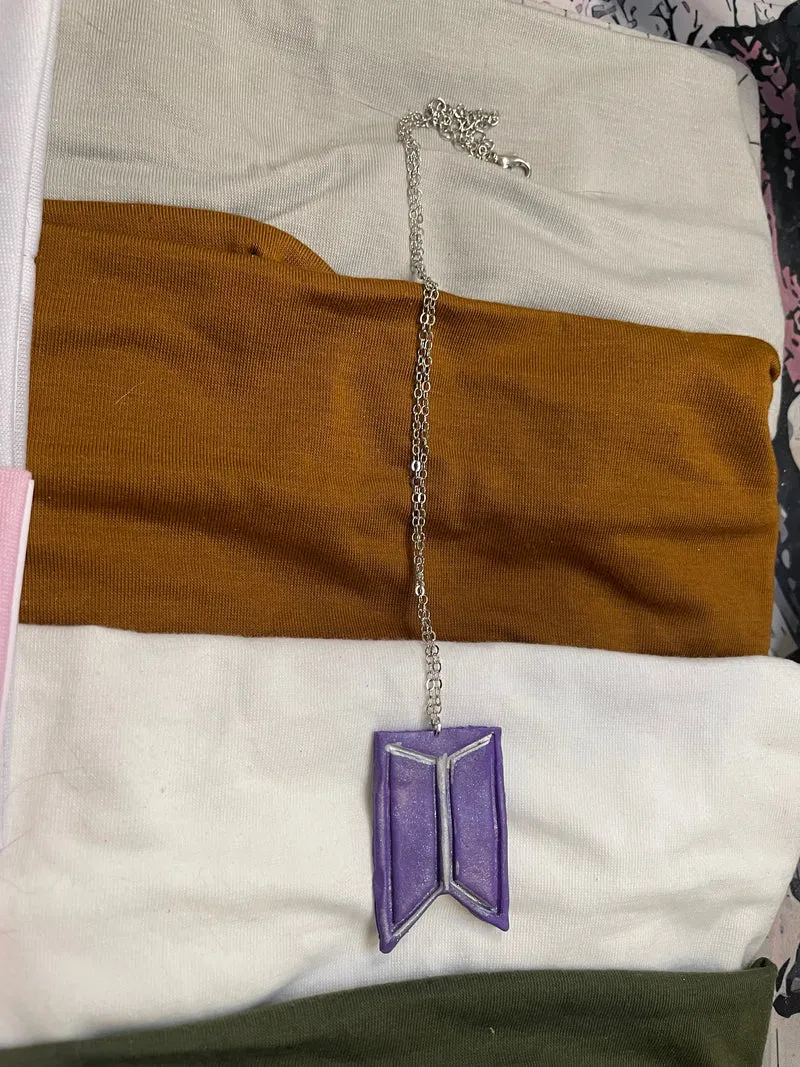 BTS Symbol Drop Necklace