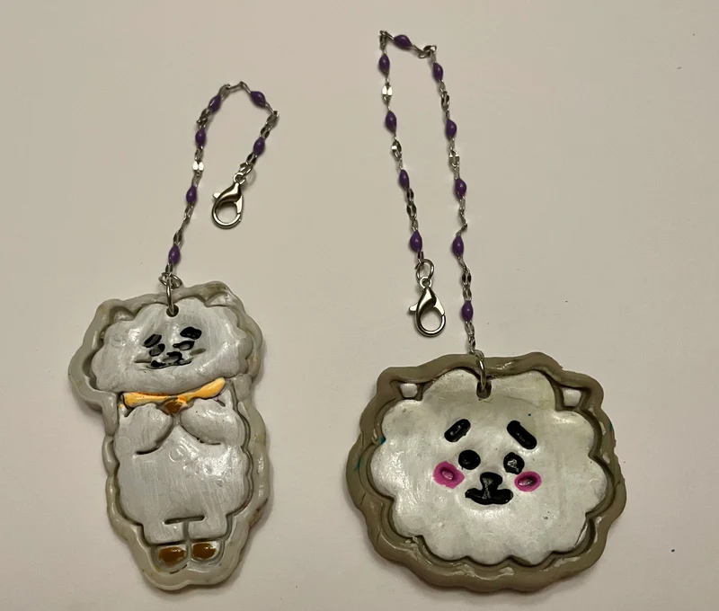 BT21 Themed Key chain