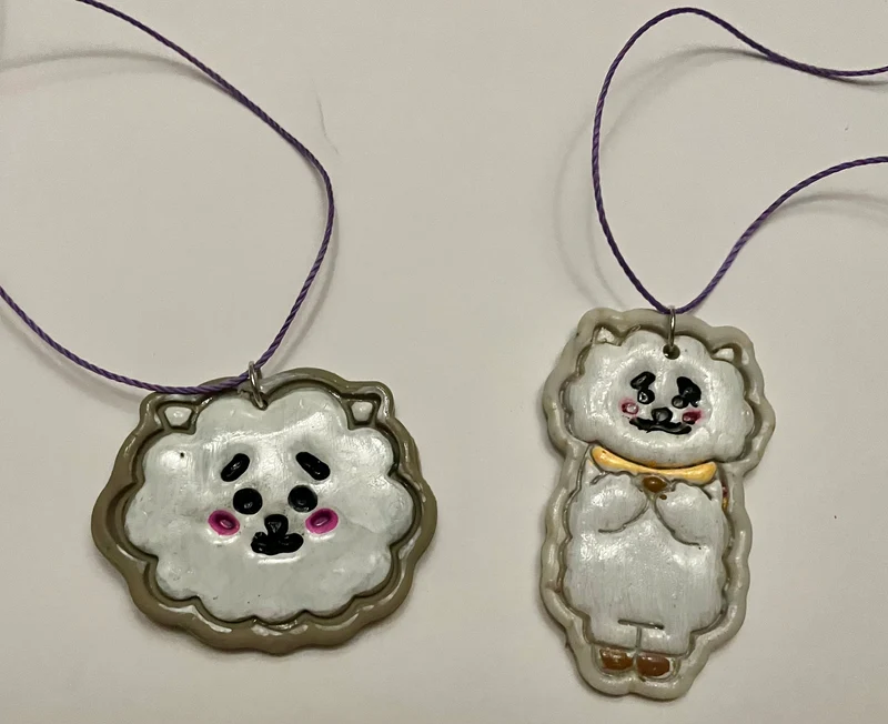 BT21 themed pendants