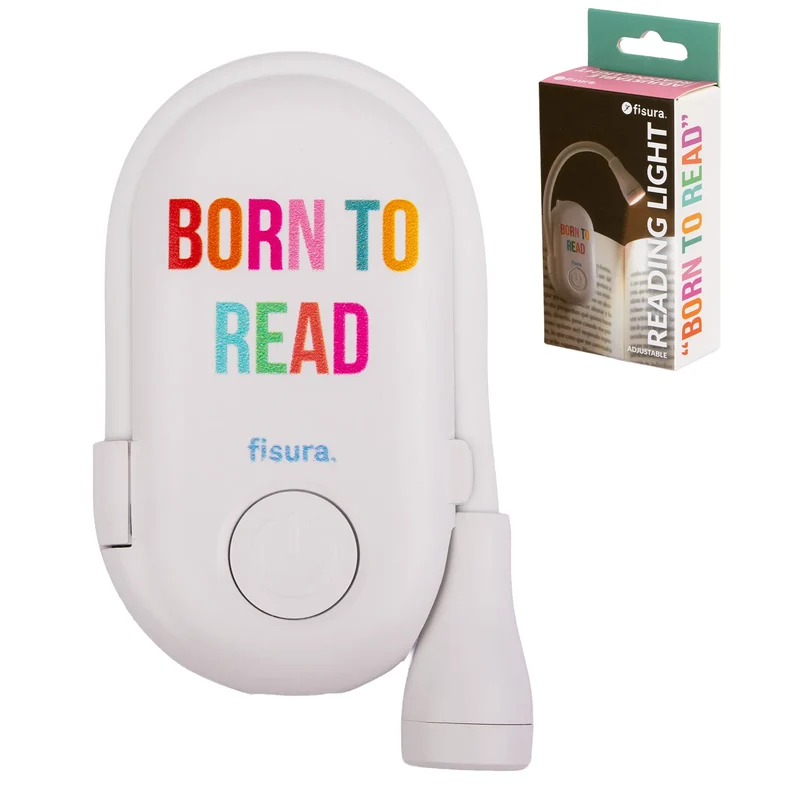 Luz de lectura orientable “Born to read”