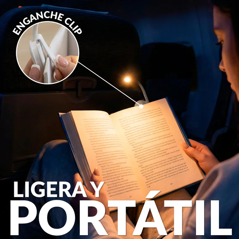 Luz de lectura orientable “Born to read”