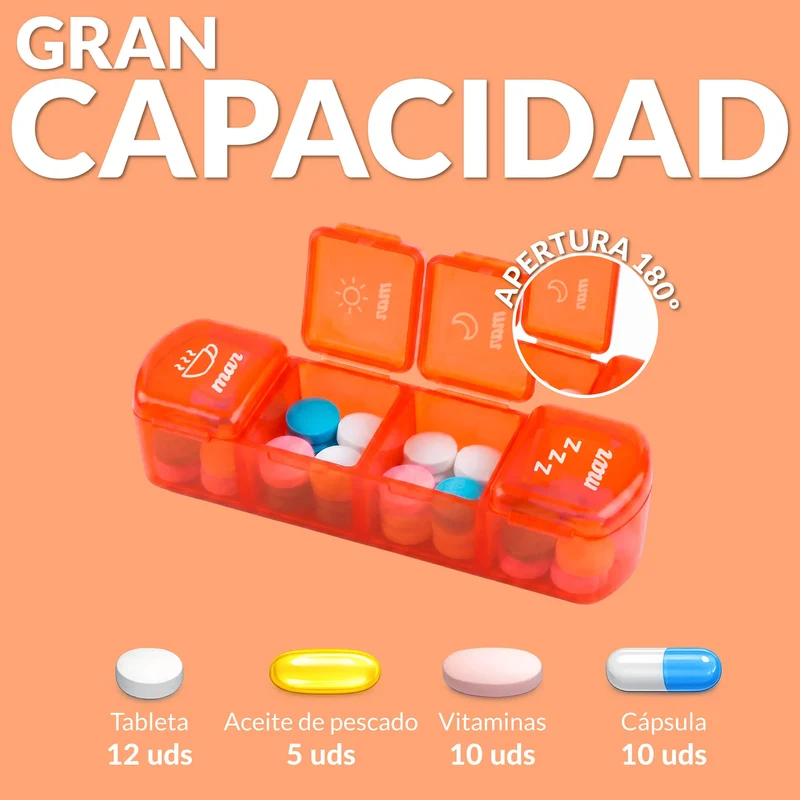 Pastillero "No me da la vida"