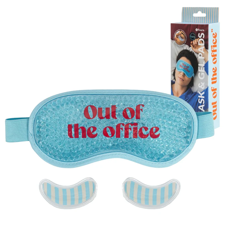 Kit antifaz y parches ojos "out of the office"