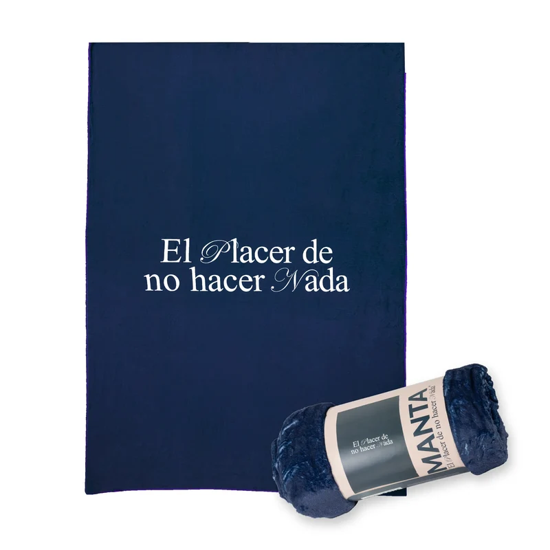 Manta "El placer de no hacer nada"