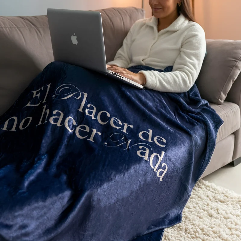 Manta "El placer de no hacer nada"