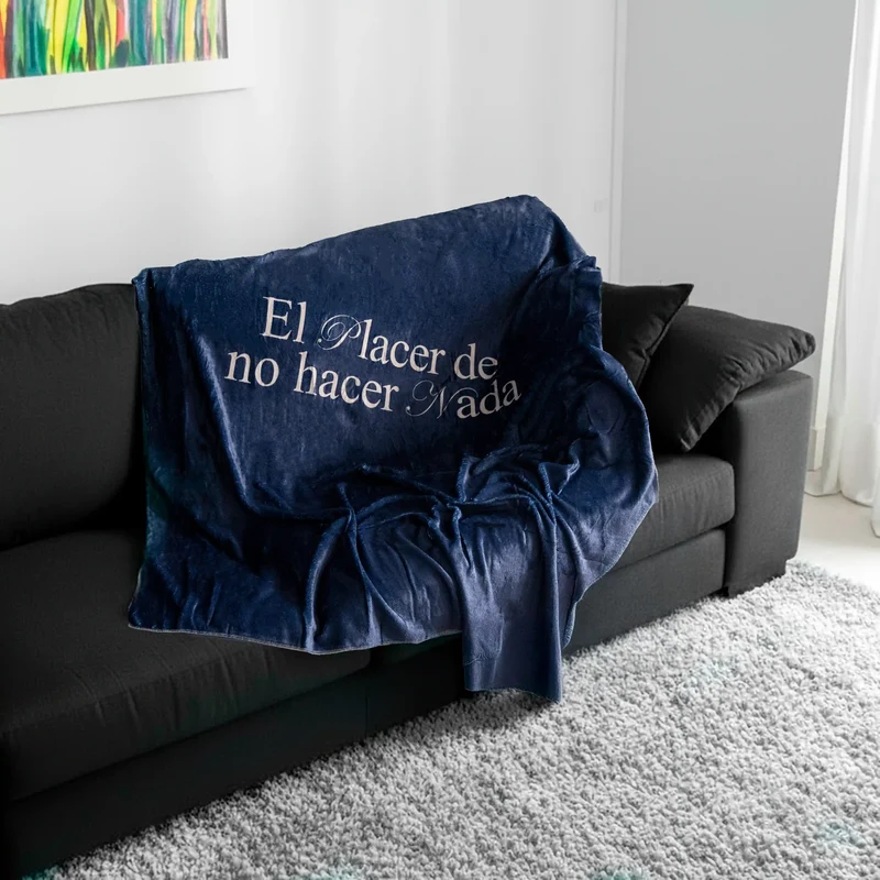 Manta "El placer de no hacer nada"