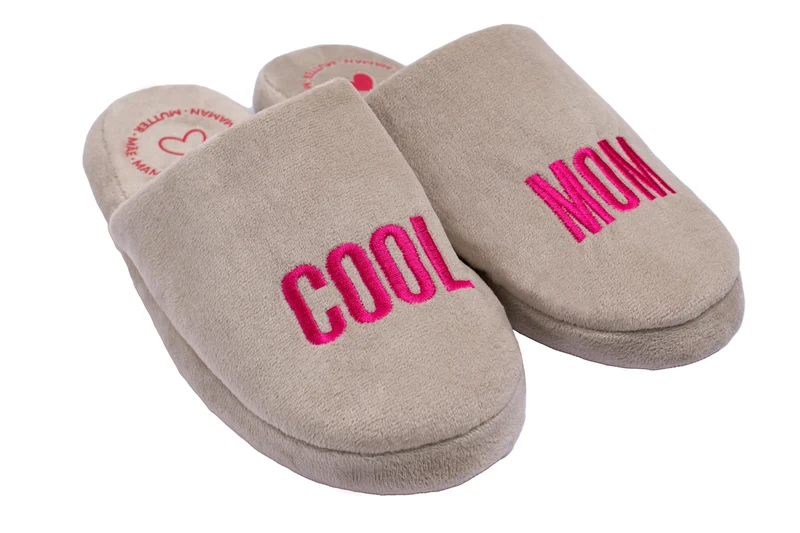Zapatillas “Cool mom” Gris y Rosa