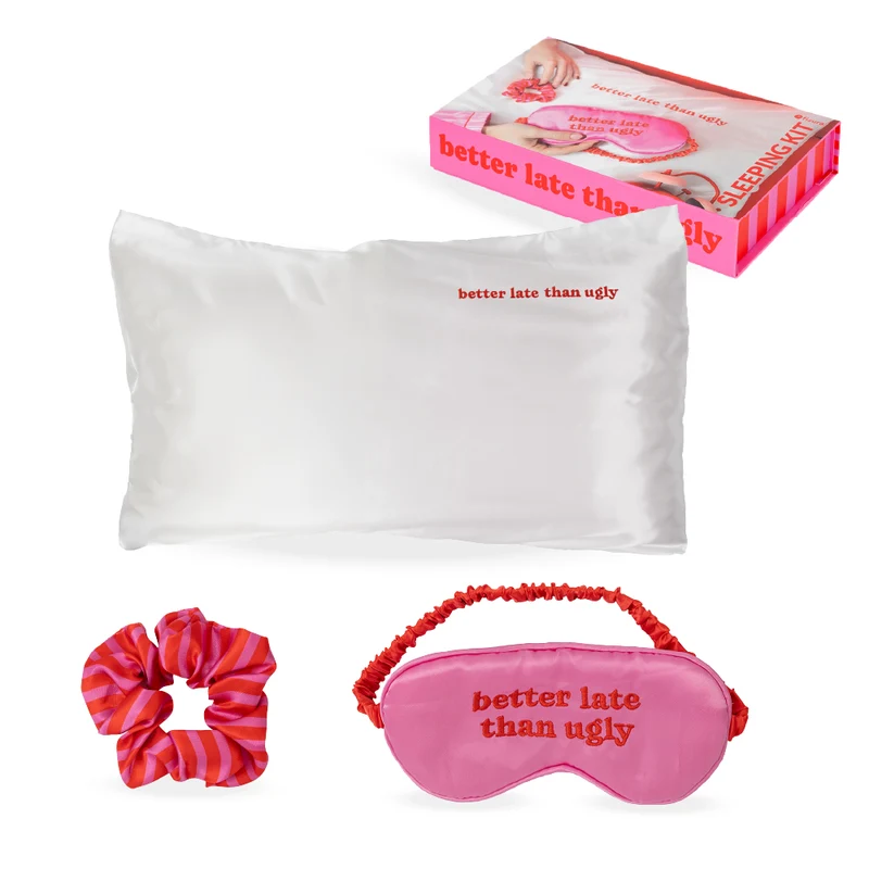 Kit de dormir "better late than ugly"