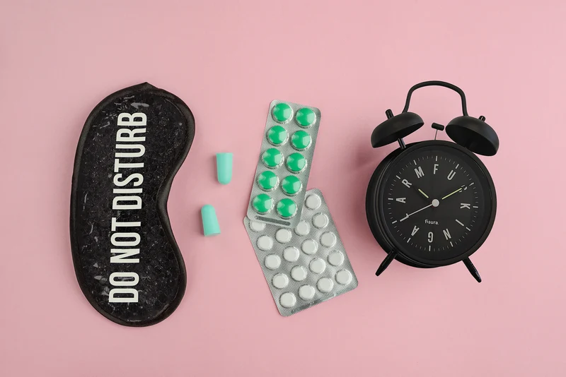 Antifaz Negro de gel "Do not disturb"