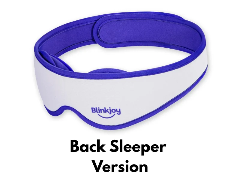 Blinkjoy Hydrating Sleep Mask 3 - Back Sleeper
