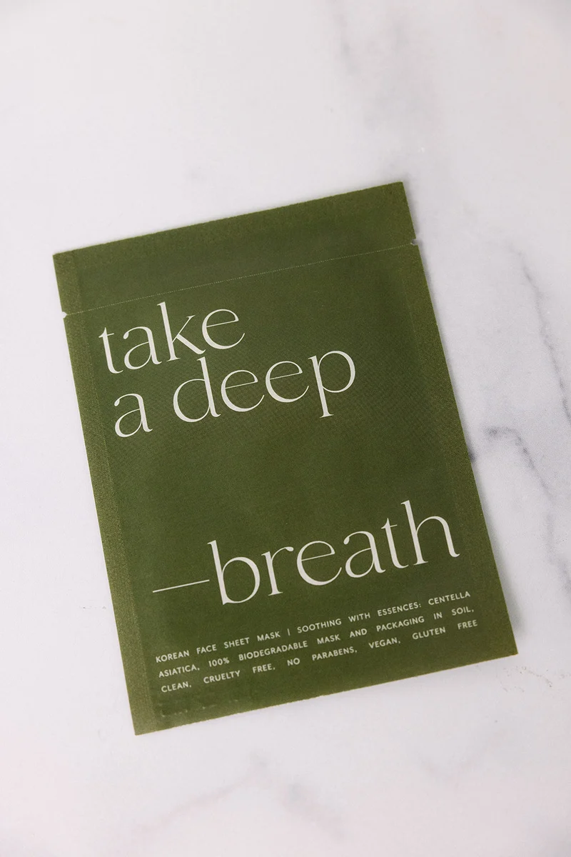 Korean Sheet Mask - Take a Deep Breath | Lucky Owl