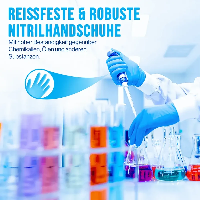 Nitrilhandschuhe 100er Box - blau
