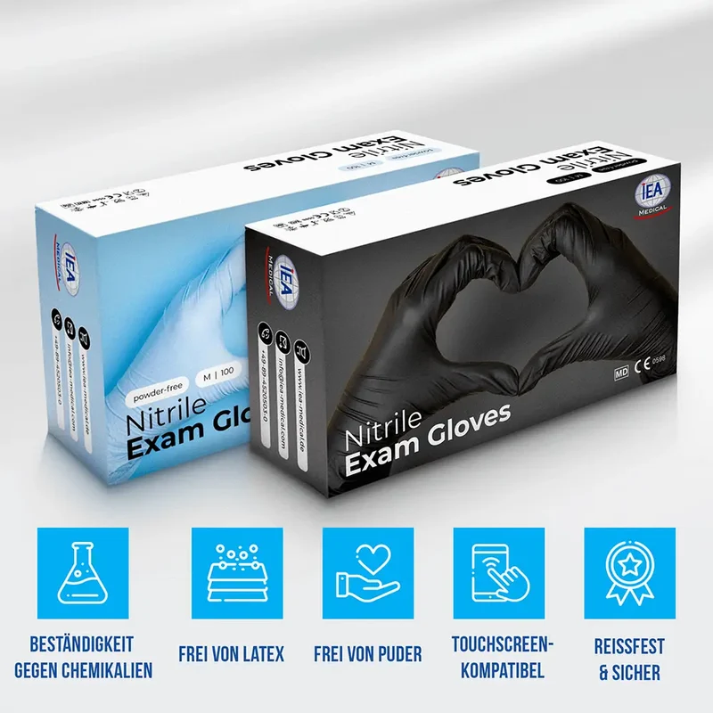 Nitrilhandschuhe 100er Box - blau