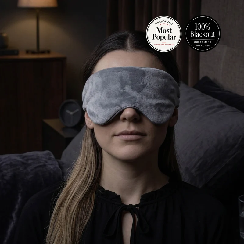 2-in-1 Weighted Sleep Mask – Bamboo & Minky