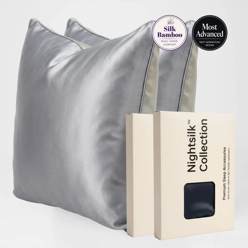 Reversible Silk Pillowcases