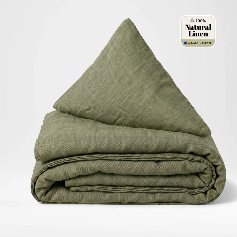 Linen Weighted Blanket Set
