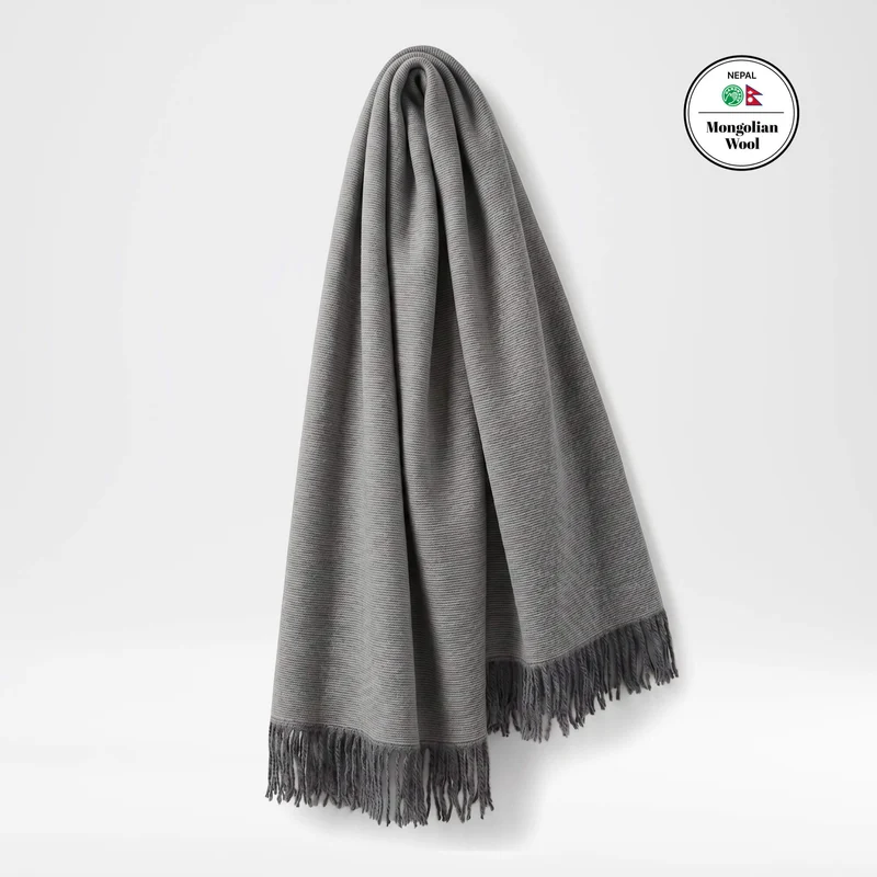 Kailash LW Mongolian Wool Throw