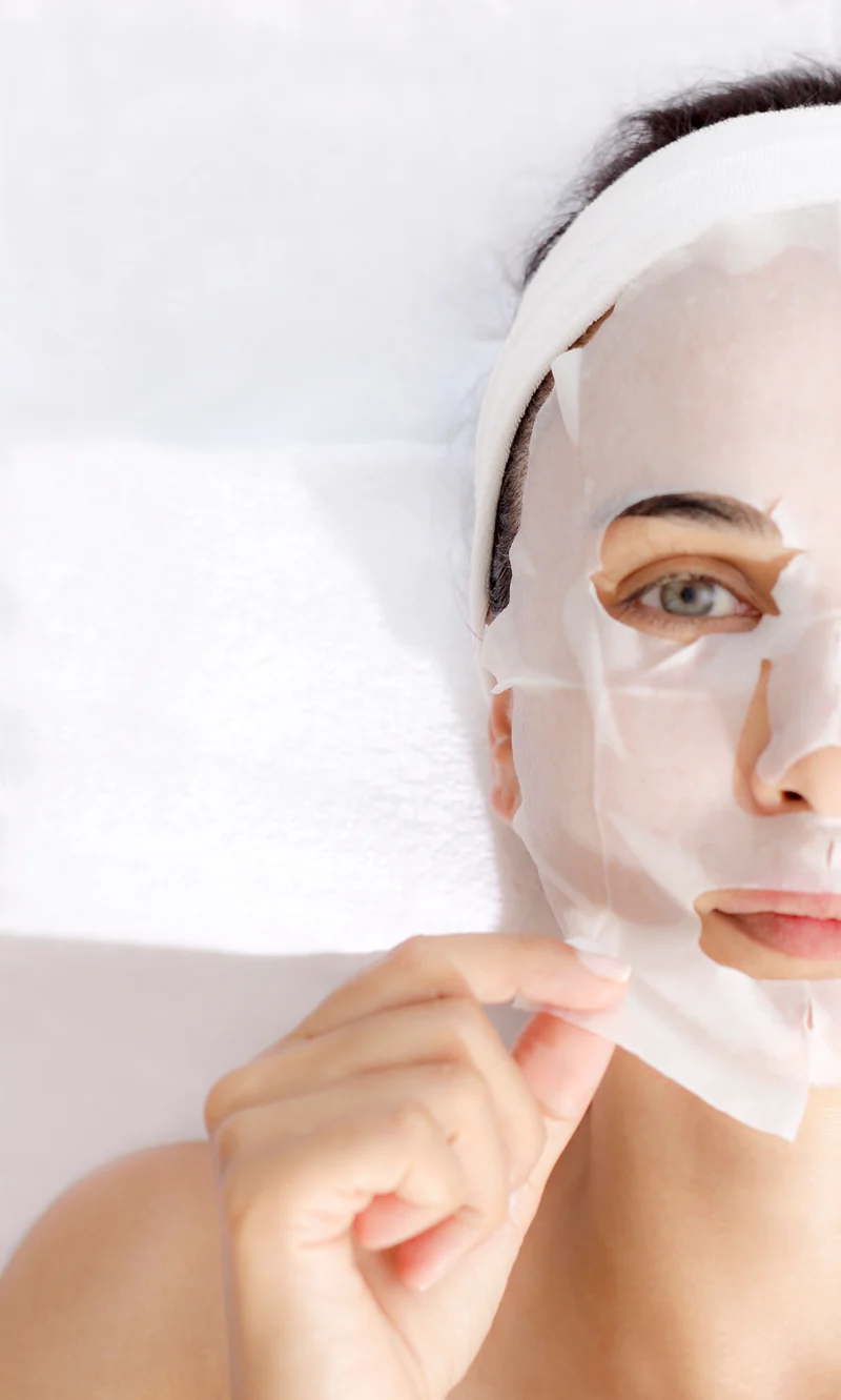 Hyaluron Gesichtsmaske aus Bio-Zellulose