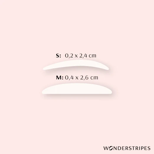 WONDERSTRIPES Kombipackung (S+M) 2 x 32 Stück