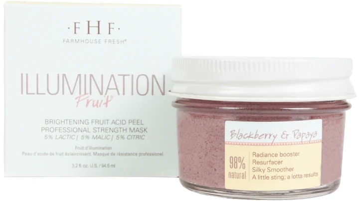 Illumination Fruit Professional Strength Brightening Fruit Acid Peel Mask | Farmhouse Fresh