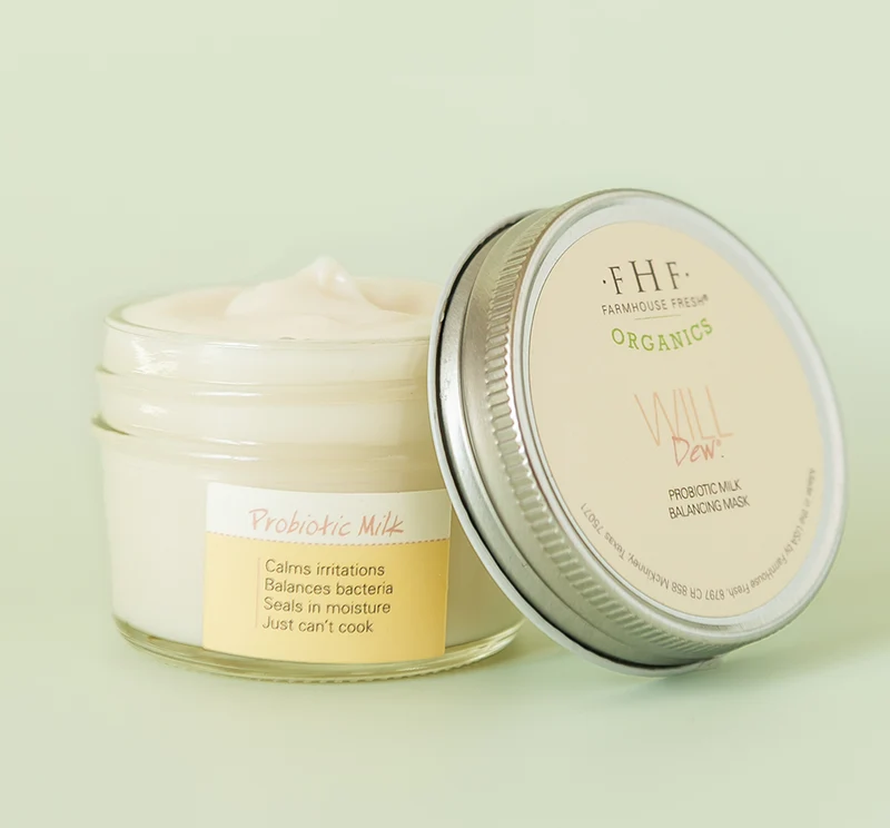 Will Dew® Organic Probiotic Milk Balancing Mask | Farmhouse Fresh