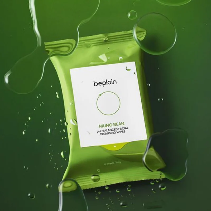 Mung Bean pH-balanced Facial Cleansing Wipes