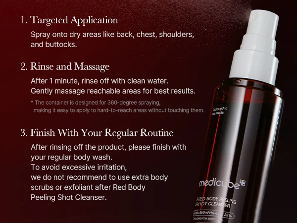 Red Acne Body Peeling Shot