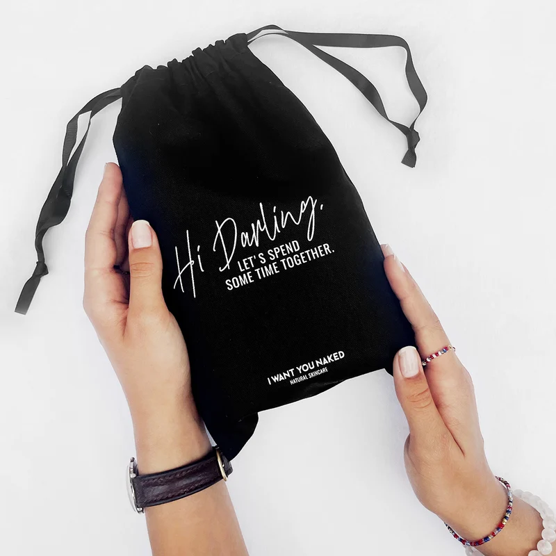 Beutel aus Baumwolle 'Hi Darling'