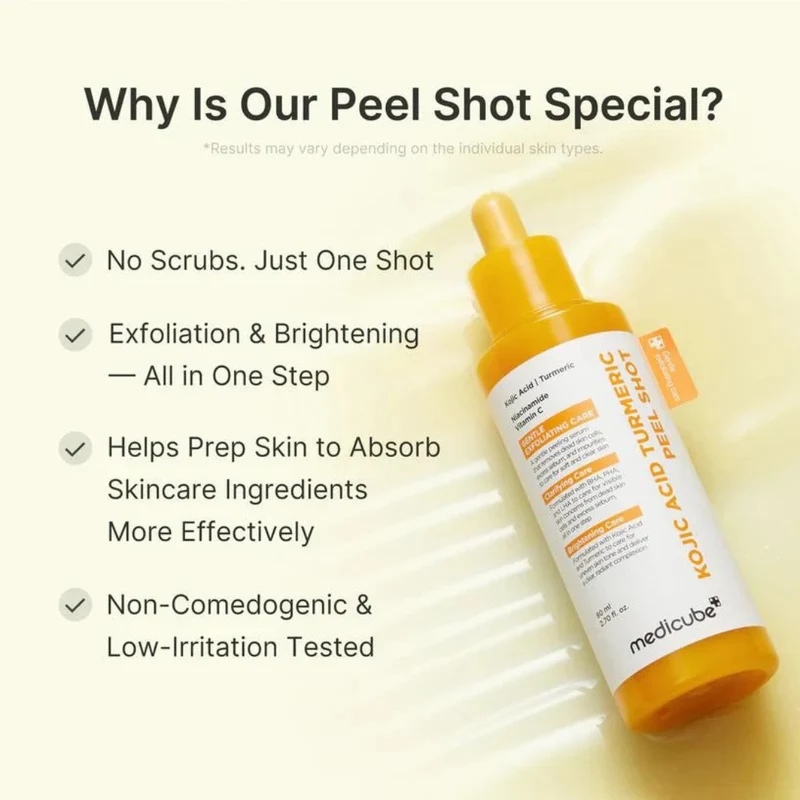 Kojic Acid Turmeric Peel Shot