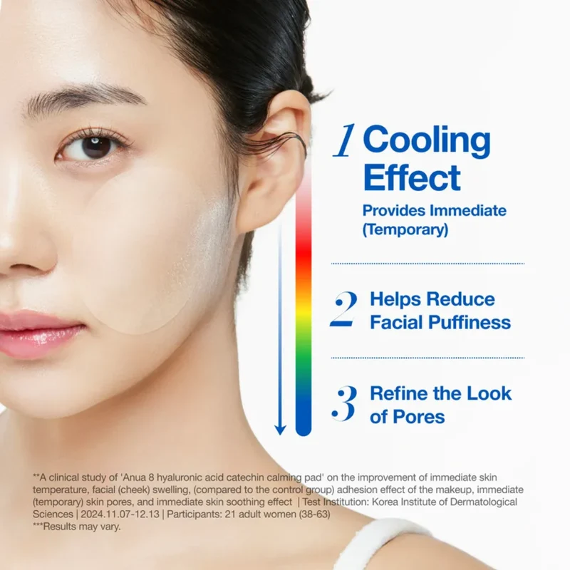8 Hyaluronic Acid Catechin Calming Pad