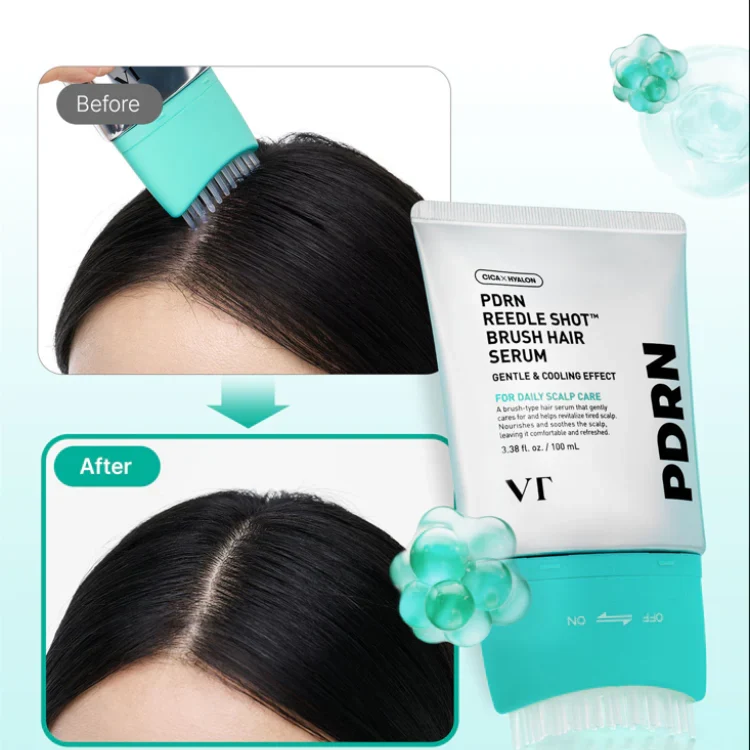 PDRN Reedle Shot Brush Hair Serum