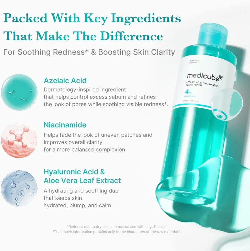 Azelaic Acid Niacinamide Clear Toner