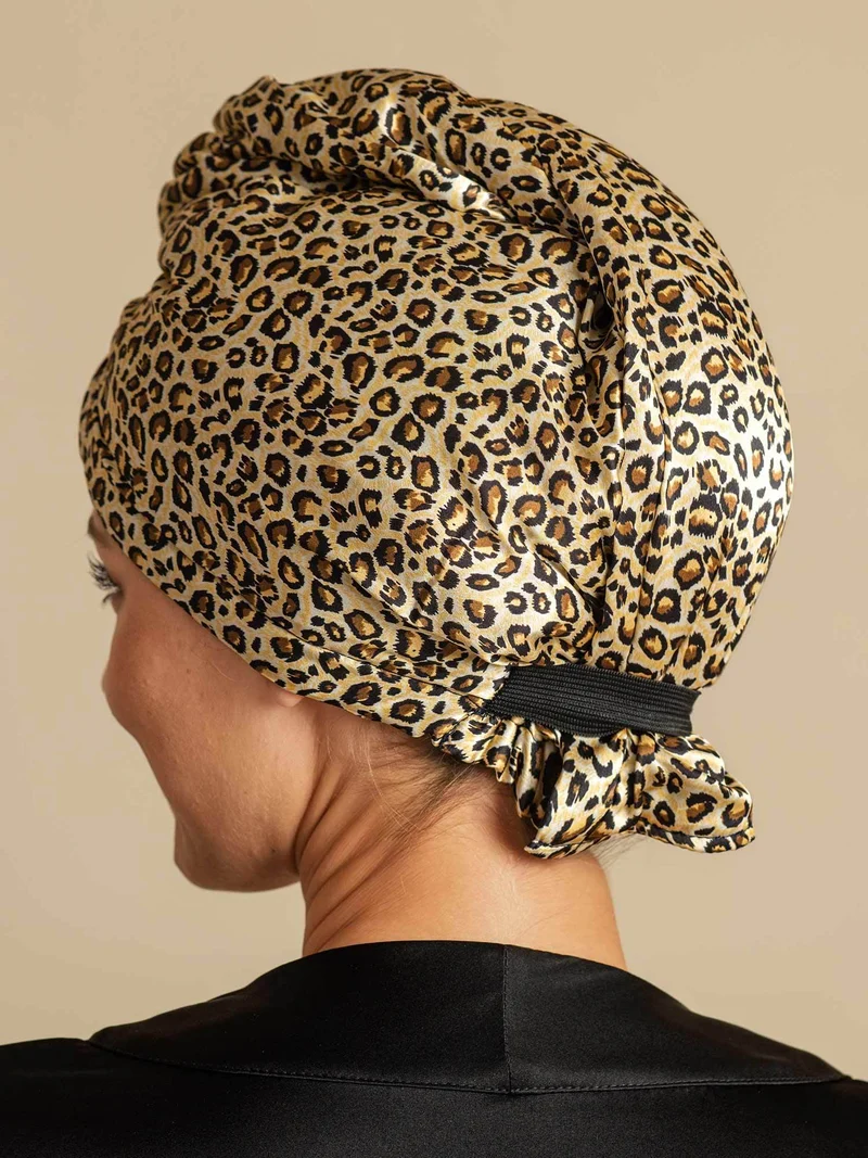 100% Maulbeerseide doppelseitiger Haarturban zum schnellen Trocknen gegen Frizz und haarschonend