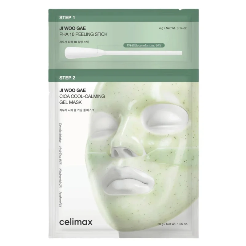 Ji Woo Gae Cica PHA Peel 2-Step Gel Mask