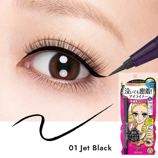 Kiss Me Heroine Make Smooth Liquid Eye Liner Black