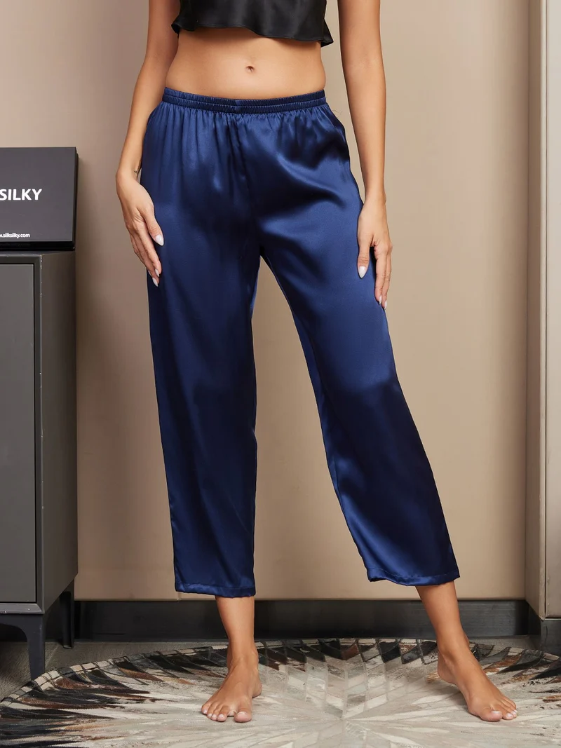 100% Maulbeerseide klassische Damen-Schlafhose