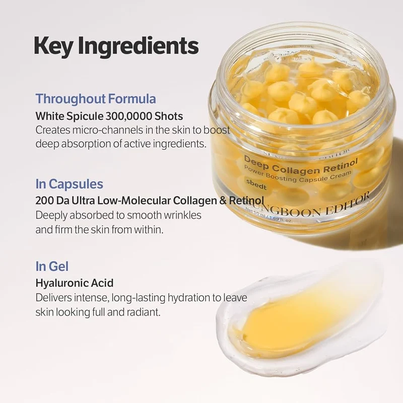 Deep Collagen Retinol Power Boosting Capsule Cream