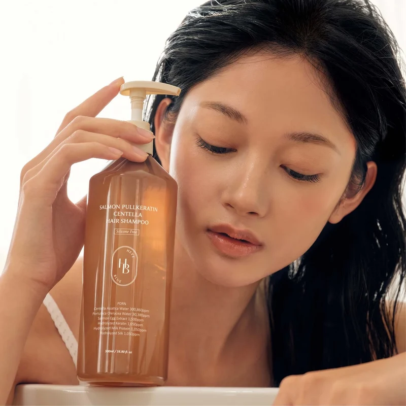 Salmon Pullkeratin Centella Hair Shampoo