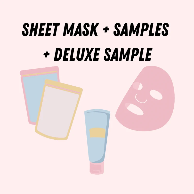 Sheet Mask + Samples + Deluxe Sample (100% off)