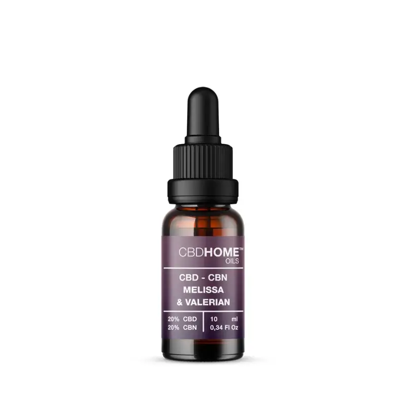 CBD HOME CBD + CBC + Lemon Balm + Valerian Oil, 10 ml