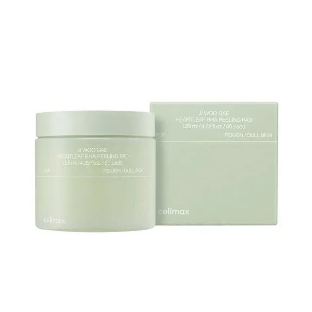 JIWOOGAE Heartleaf BHA Peeling Pad