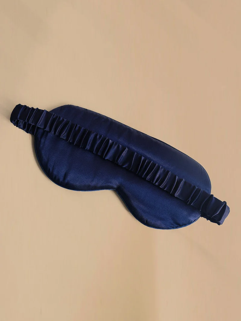 19 Momme Reine Seide Schlafmaske mit Elastikband