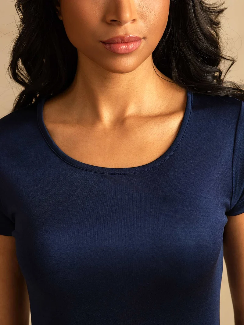 Seidenjersey elegantes Nachthemd