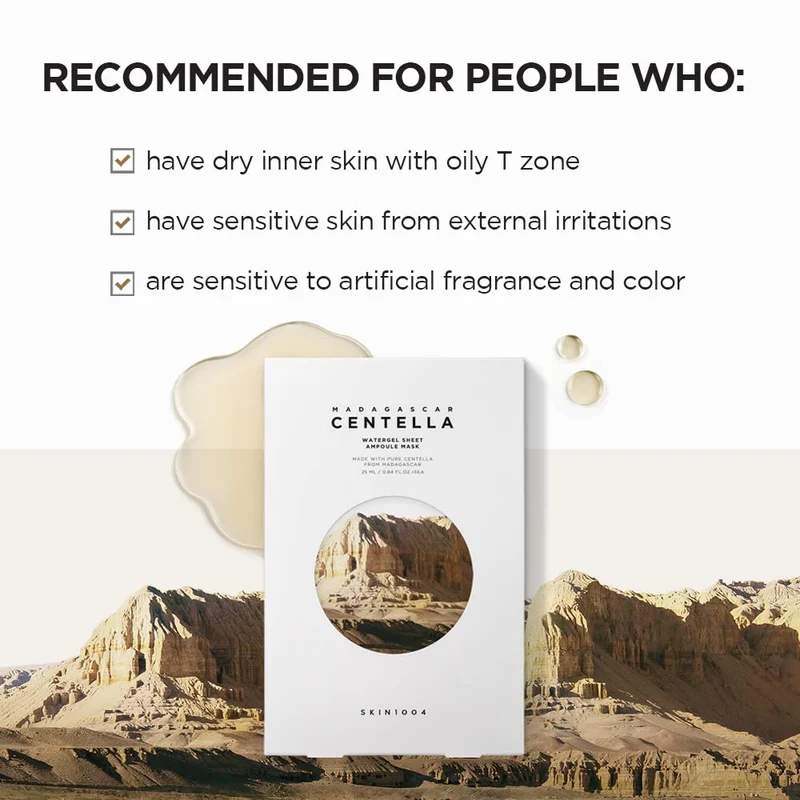 Madagascar Centella Watergel Sheet Ampoule Mask