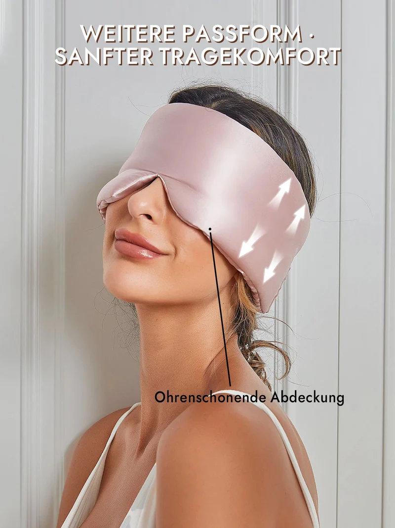 100% Maulbeerseide elegante einteilige Schlafmaske